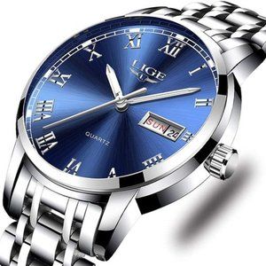 Luxury Business Dress Wrist Watch for Men Analogue Quartz Waterproof